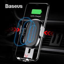 Load image into Gallery viewer, Baseus Wireless Car Charger Phone Holder