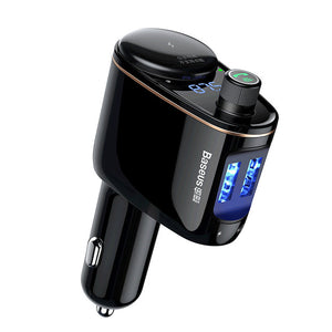 Baseus USB Car Charger FM Transmitter Bluetooth Hands-free Mobile