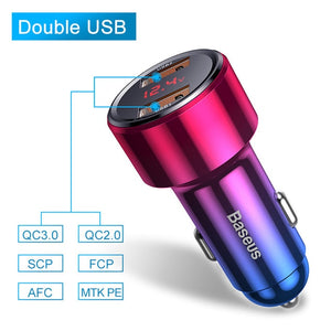 Baseus Quick Charge 4.0 3.0 Car Charger
