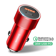 Load image into Gallery viewer, Baseus 36W Car Charger with Quick Charge