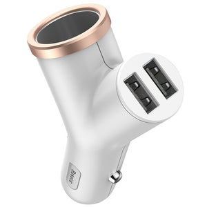 Baseus 3-in-1 USB Car Charger